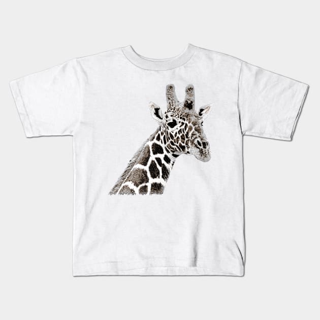 Giraffe - Safari in Kenya / Africa Kids T-Shirt by T-SHIRTS UND MEHR